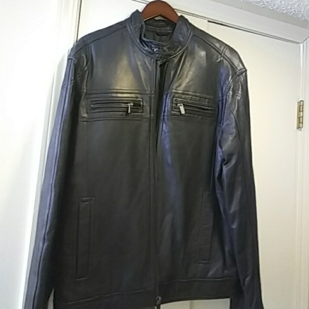 Mens leather Michael Kors jacket